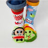 Julius the Monkey and Sam the Bookworm Fun Mismatched Pals Socks by Paul Frank™ - Socks - 3