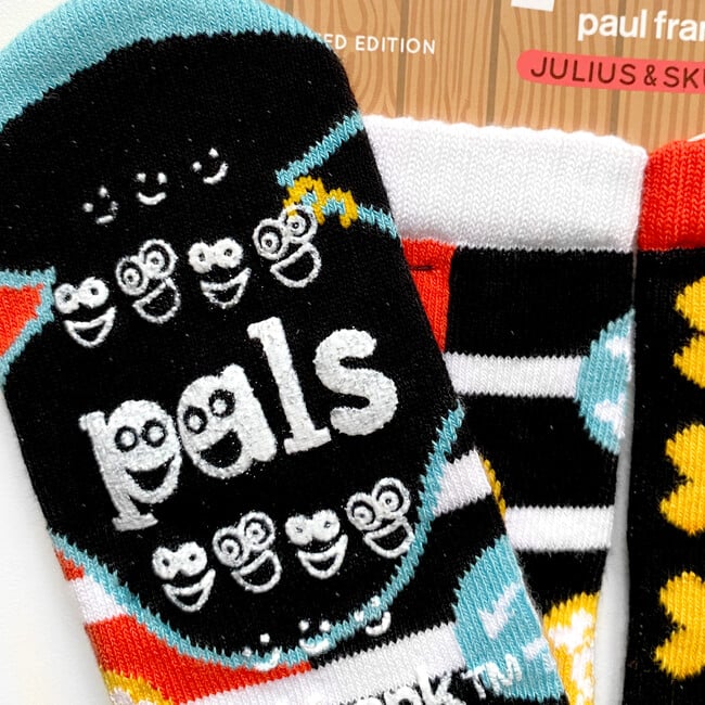 Julius the Monkey and Skurvy the Pirate Fun Mismatched Pals Socks by Paul Frank™ - Socks - 4