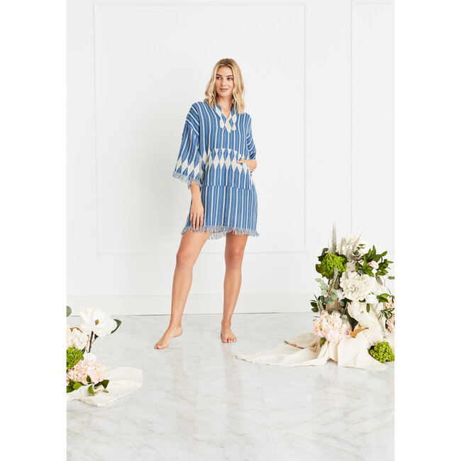 Women's Anita Poncho, Diamond Blue - Cover-Ups - 3