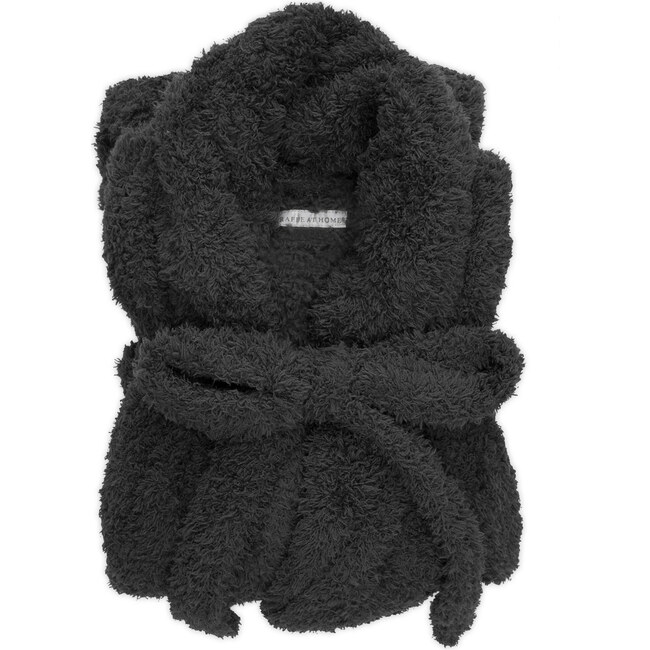 Stretch Chenille Robe, Charcoal - Robes - 1