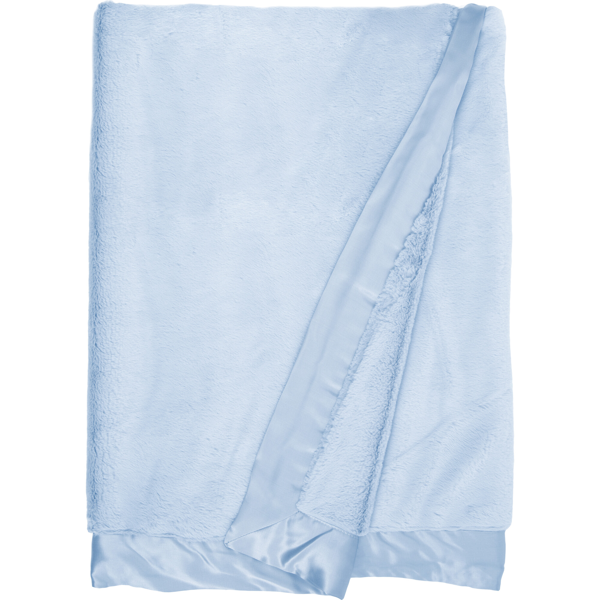 Luxe Throw/Big Kid Blanket, Blue - Throws - 1