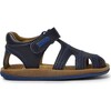 Bicho First Walker T-strap Sandals, Blue - Sandals - 3