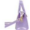 Jelly Heart Locket Satchel Bag, Purple - Bags - 2