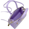 Jelly Heart Locket Satchel Bag, Purple - Bags - 3