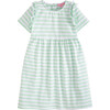 Helen Dress, Green Stripe - Dresses - 1 - thumbnail