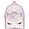 Miss Gwen LOVE Print Mini Backpack, Purple - Backpacks - 1 - thumbnail