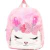 Miss Kiki Butterfly Crown Plush Mini Backpack, Pink - Backpacks - 1 - thumbnail