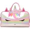 Miss Gwen Butterfly Crown Metallic Duffle Bag, Pink - Bags - 1 - thumbnail