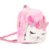 Miss Kiki Butterfly Crown Plush Mini Backpack, Pink - Backpacks - 2
