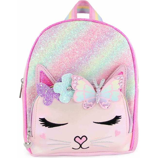 Miss Bella Ombre Glitter Mini Backpack, Pink - Backpacks - 1