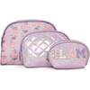 GLAM' Ditzy Daze 3 Piece Cosmetic Set, Purple - Bags - 2