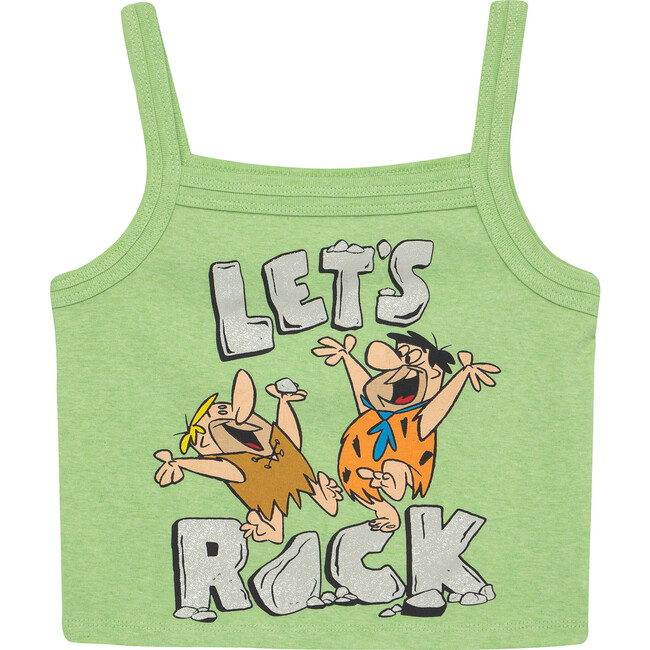 The Flintstones Tank Top, Green - Tees - 1