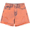 High Waisted Shorts, Coral - Shorts - 1 - thumbnail
