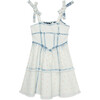 Embroidered Denim Dress, Multi - Dresses - 1 - thumbnail