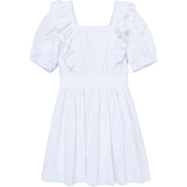 Swiss Dot Dress, White - Habitual Dresses | Maisonette