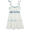 Embroidered Denim Dress, Multi - Dresses - 2