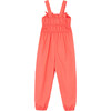 Gathered Jumpsuit, Coral - Rompers - 2