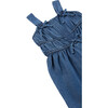 Gathered Jumpsuit, Indigo - Rompers - 3