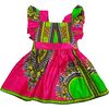 Elisa Dress, Pink Dashiki - Dresses - 1 - thumbnail