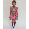 Elisa Dress, Pink Dashiki - Dresses - 2 - thumbnail