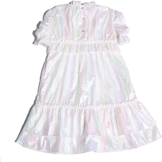 Clementine Flounce Frock, Rainbow - Dresses - 3