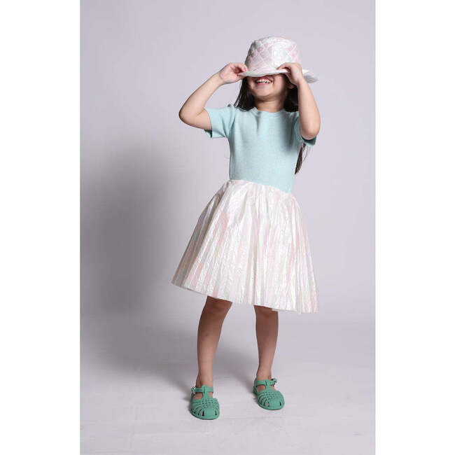 Crush Pleated Twirl Skirt, Rainbow - Skirts - 5