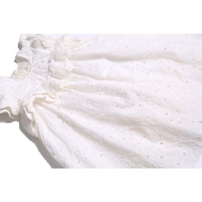 Aida Ruffled Frock, Sugar - Dresses - 4