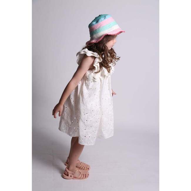 Aida Ruffled Frock, Sugar - Dresses - 5