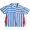 Frank Golf Shirt, Marine Mix - Polo Shirts - 1 - thumbnail