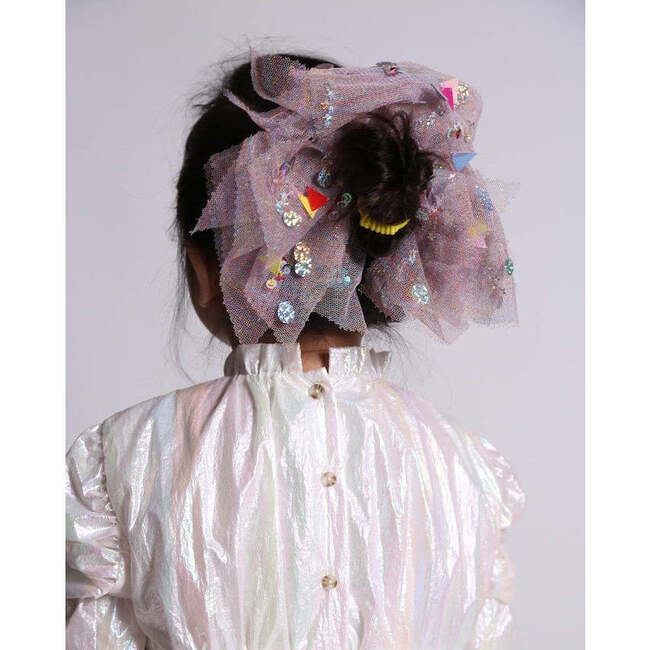 Stella Tulle Scrunchie, Rainbow