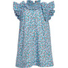Lilly Kids Dress, Blue - Dresses - 1 - thumbnail