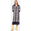 Women's Theodora Dress, Navy - Dresses - 2