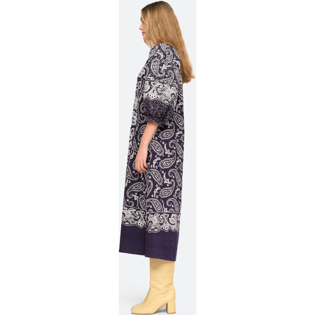 Women's Theodora Dress, Navy - Dresses - 3