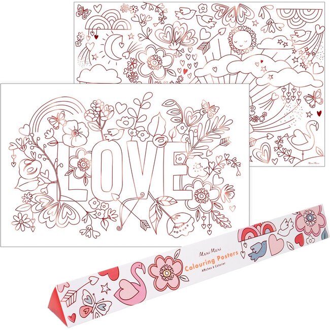 Valentine's Coloring Posters