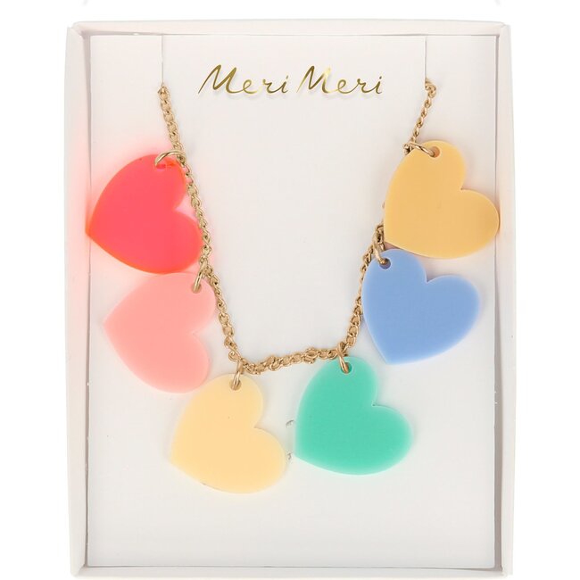 Rainbow Hearts Necklace - Necklaces - 1