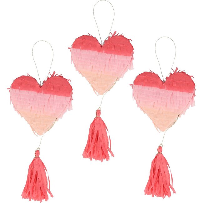 Set of 3 Ombre Heart Party Favors