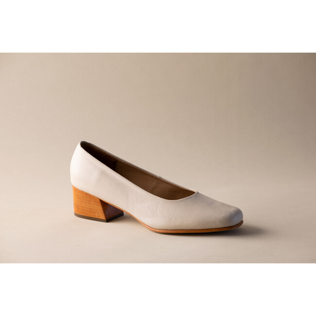 Women's Luisa Pump, Bone - Dress Shoes - 3