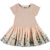 Rose Wildflower Dress, Pink - Dresses - 1 - thumbnail