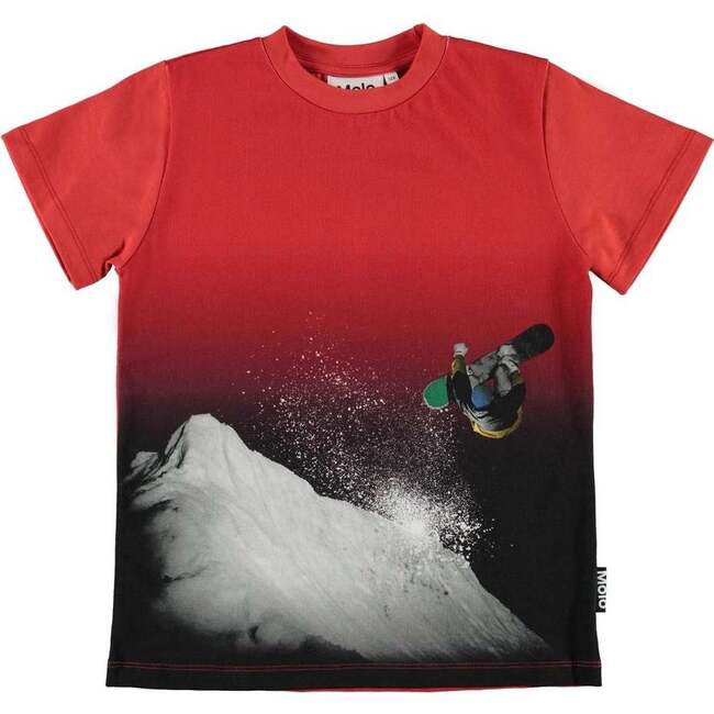 Snowboarding T-Shirt, Red