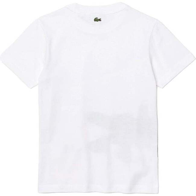 Side Croc Logo T-Shirt, White - Tees - 2