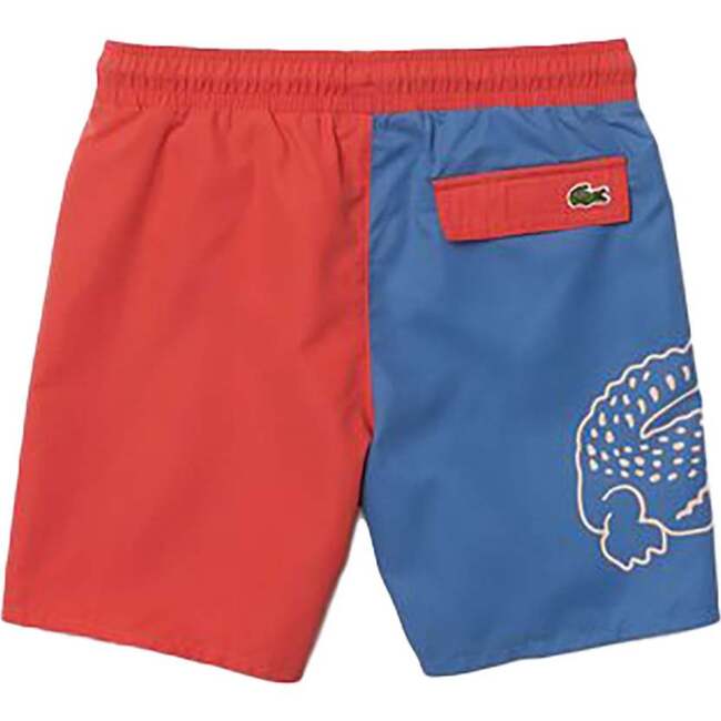 Logo Swim Shorts, Red - Shorts - 2