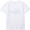BW Croc Logo T-Shirt, White - Tees - 2