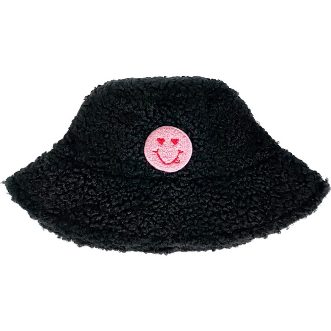 Adult Teddy Bear Bucket Hat, Black