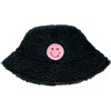 Kids Teddy Bear Bucket Hat, Black - Hats - 1 - thumbnail