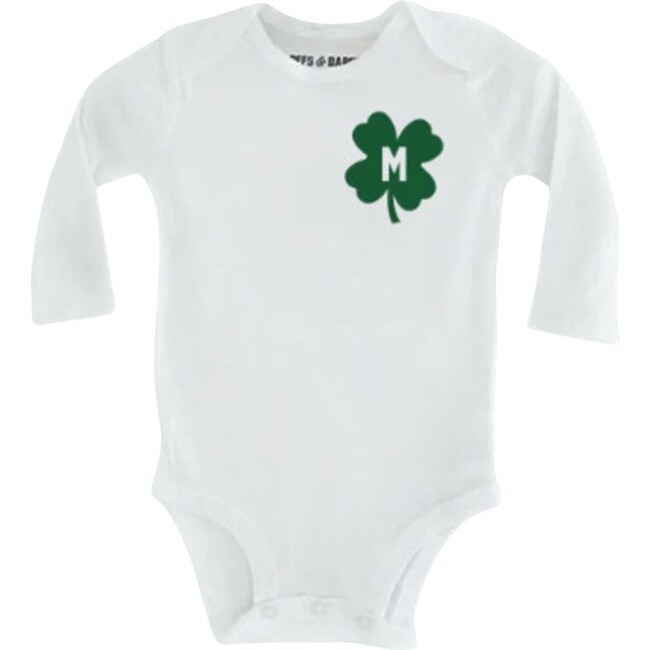 Lucky U, Personalized Baby Bodysuit, White - Onesies - 1