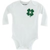 Lucky U, Personalized Baby Bodysuit, White - Onesies - 1 - thumbnail