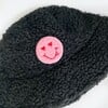 Adult Teddy Bear Bucket Hat, Black - Hats - 2