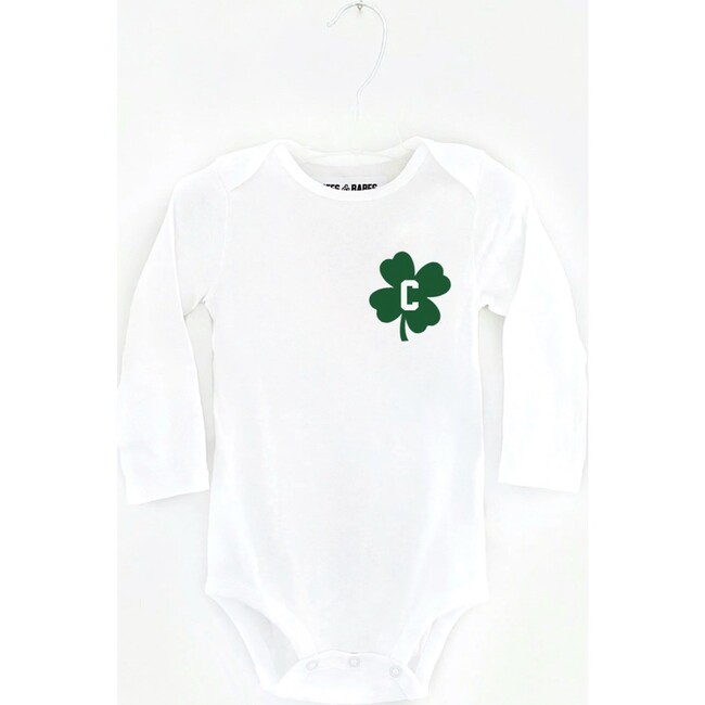 Lucky U, Personalized Baby Bodysuit, White - Onesies - 3