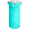 Reversible Raincoat, Neon Aqua With Iridescent - Dog Clothes - 1 - thumbnail