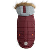 Winter Sailor Parka, Burgundy - Dog Clothes - 1 - thumbnail